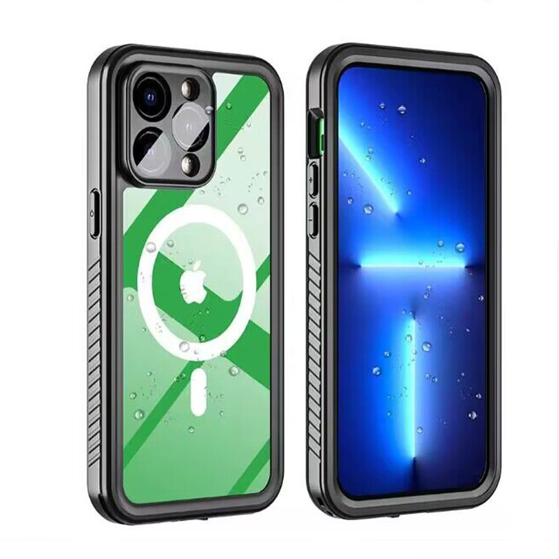 360°Full Protection PhoneCase Aluminum Alloy+LiquidSilicone+Tempered Glass