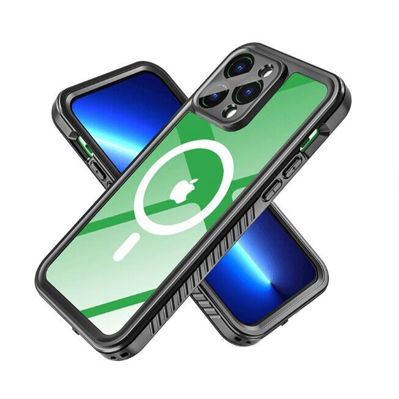 360°Full Protection PhoneCase Aluminum Alloy+LiquidSilicone+Tempered Glass