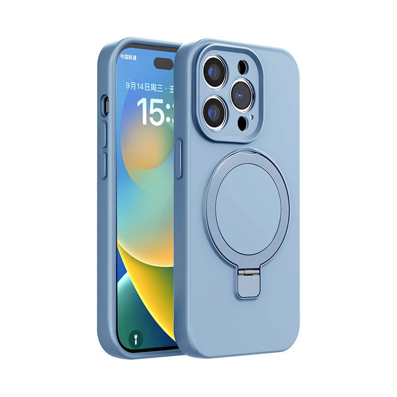 Transparent Phone Cases With Stand PC+TPU