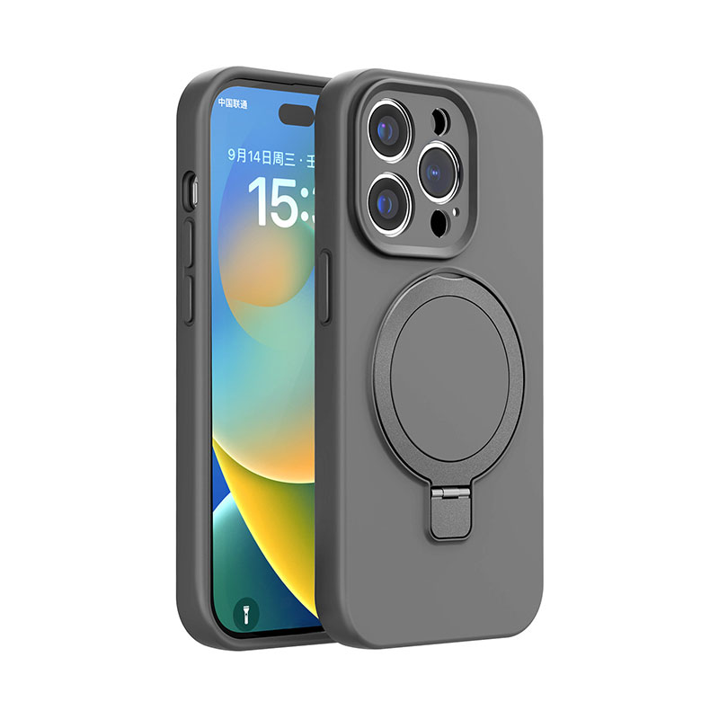 Transparent Phone Cases With Stand PC+TPU