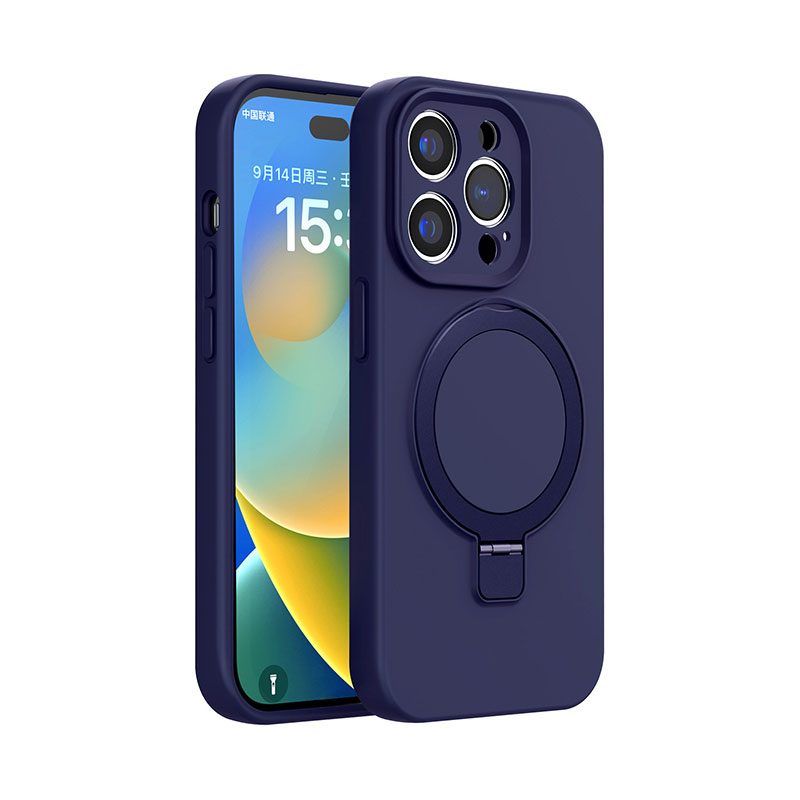 Transparent Phone Cases With Stand PC+TPU